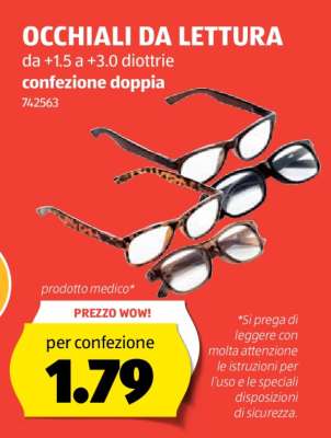 OCCHIALI DA LETTURA