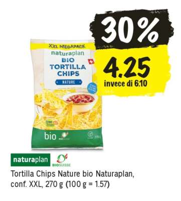 Tortilla Chips Nature bio Naturaplan