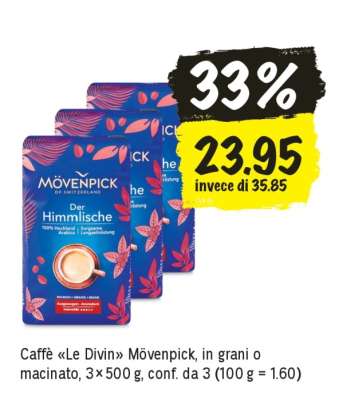 Caffè «Le Divin» Mövenpick