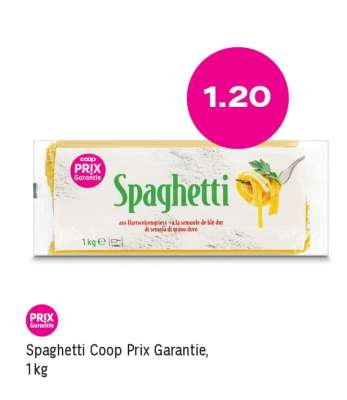 Spaghetti Coop Prix Garantie