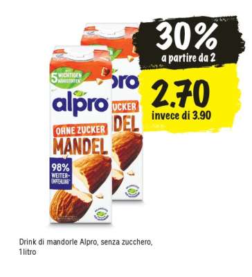 Drink di mandorle Alpro