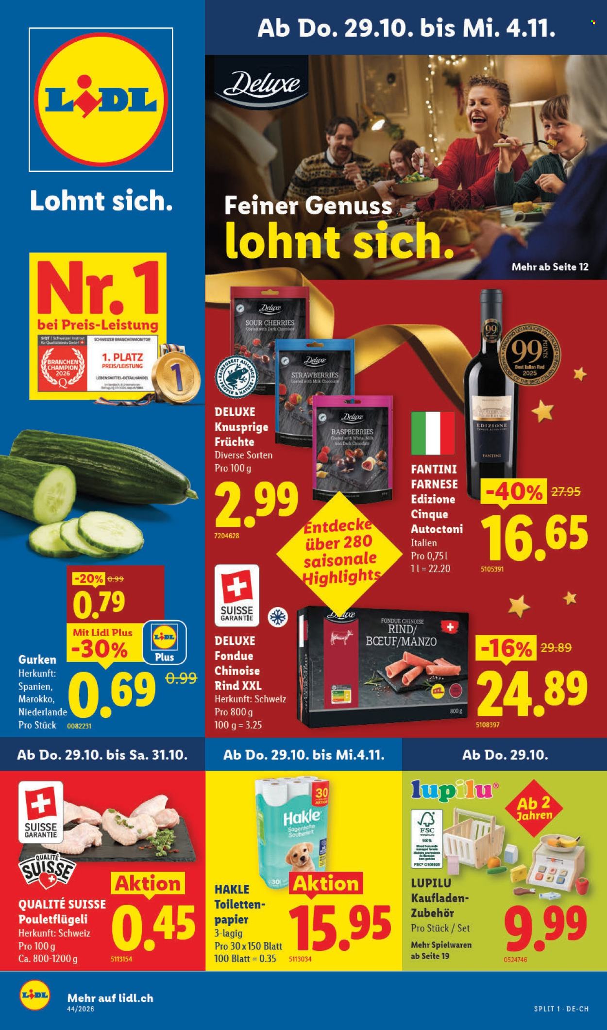 Volantino Lidl - 29.10.2026 - 4.11.2026. Pagina 1