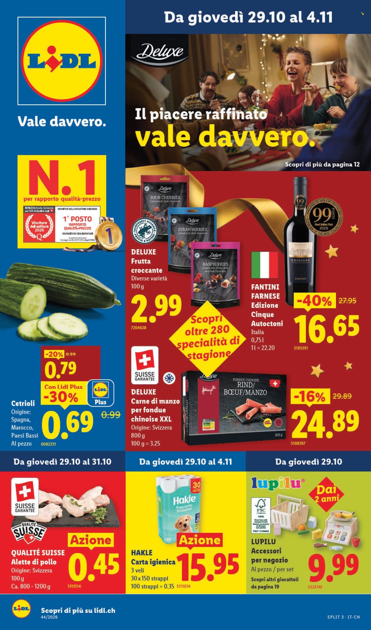 Volantino Lidl - 29.10.2026 - 4.11.2026. Pagina 1