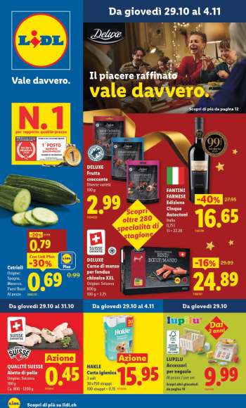 Volantino Lidl - 29.10.2026 - 4.11.2026.