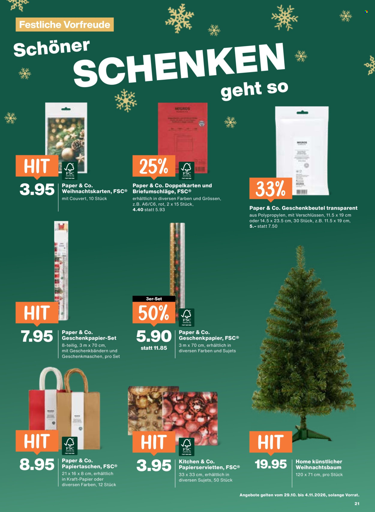 Volantino Migros - 29.10.2026 - 4.11.2026. Pagina 21
