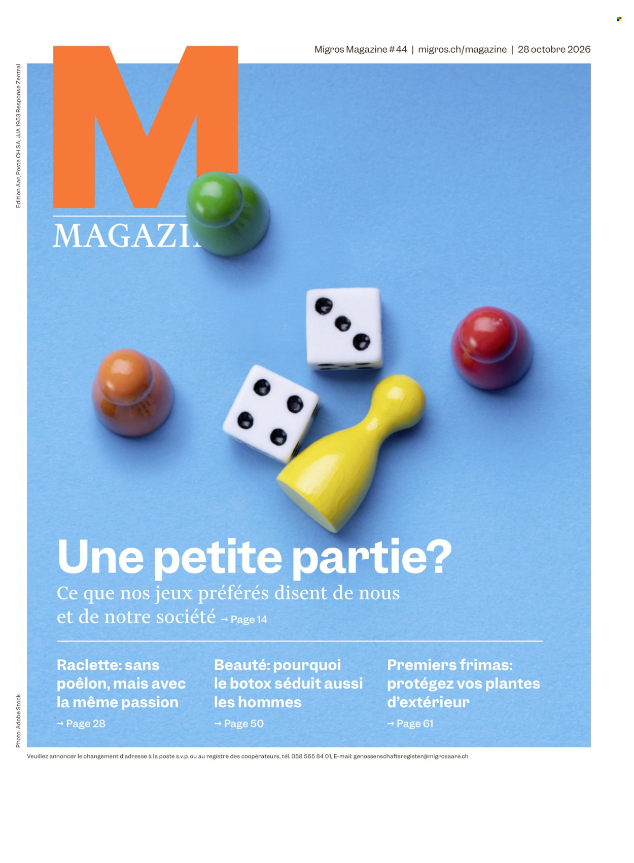 Volantino Migros - 28.10.2026 - 4.11.2026. Pagina 1